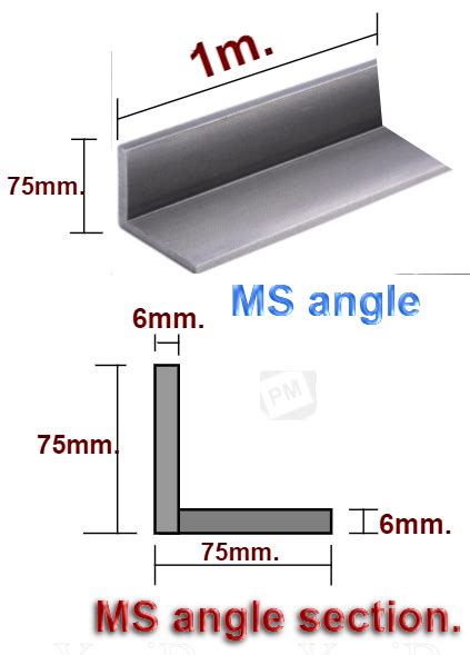 How to calculate the weight of an MS angle? ~ PARAM VISIONS