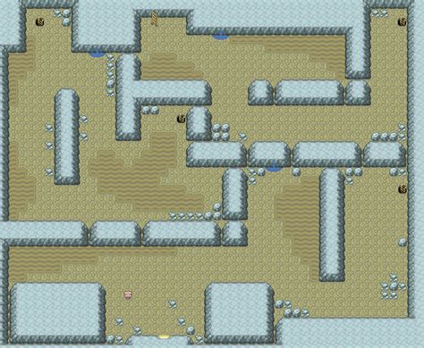 Map Of The Dark Cave Pokemon Heartgold