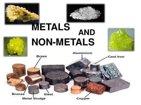 LEARNING TOOLS: METALS AND NON-METALS