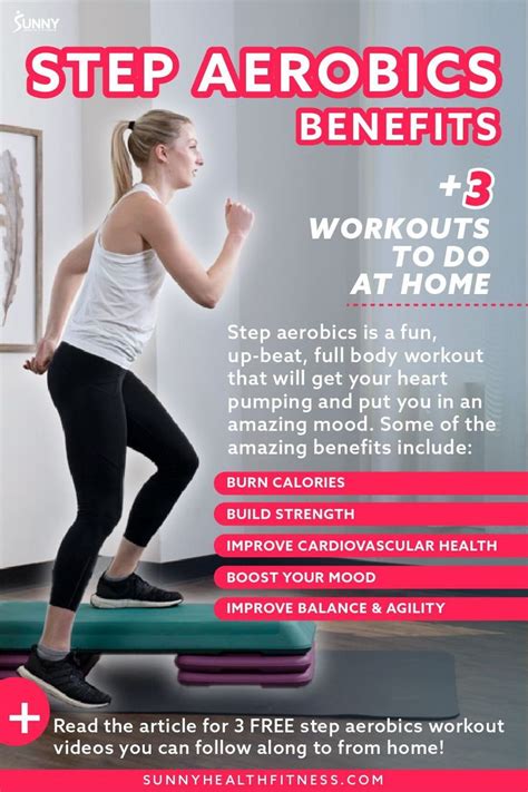 Step Aerobics Benefits & 3 Workouts to Do at Home | Step aerobics, Step ...