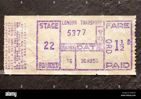 Assorted Vintage British Bus Tickets Set 2-20pcs Mixed Media & Collage ...