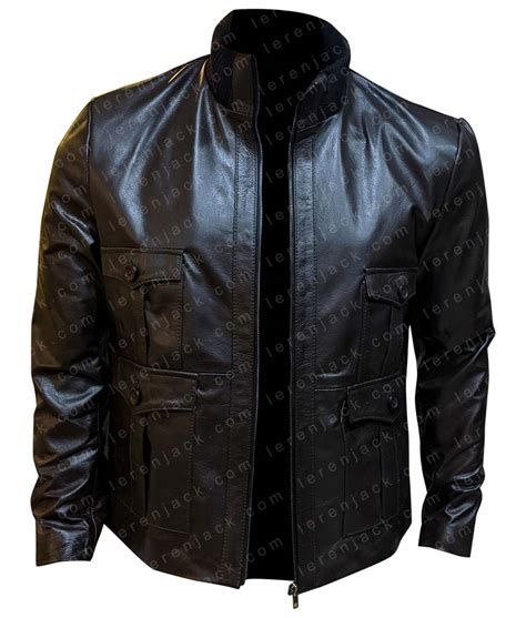 James Bond Casino Royale Black Leather Jacket | Lerenjack