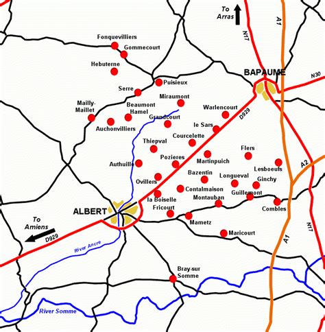 The Somme and the Great War : World War One Battlefields