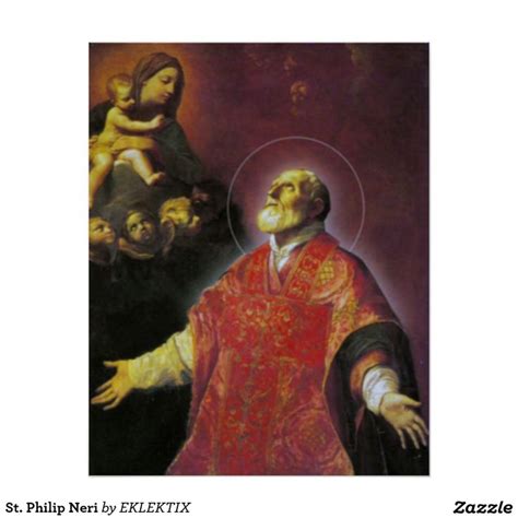 St. Philip Neri Poster | Zazzle | St philip neri, Reni, Saint philip