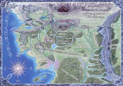 ArtStation - Beleriand and Realms of The North