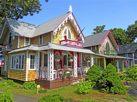 Oak Bluffs Gingerbread Cottages 3 by Mark Sellers