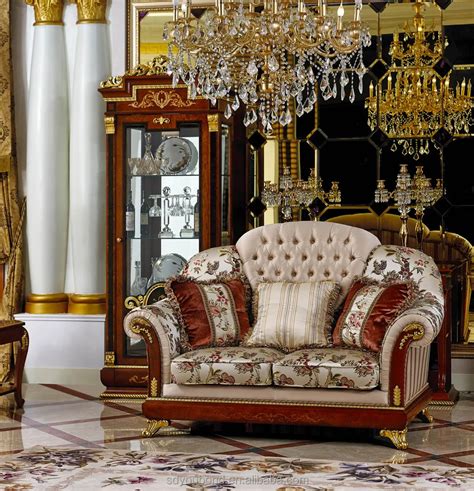 0038 Saudi Arabia antique living room arabic sofa set majlis furniture ...