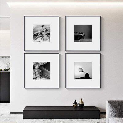 Latitude Run® Wall Art Unframed Abstract Wall Art For Bedroom | Modern ...