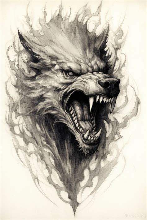 Werewolf, but awesome | Wolf tattoos, Wolf tattoo design, Werewolf tattoo