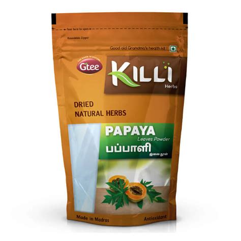 KILLI Papaya Leaves Powder |Send Sweets to USA