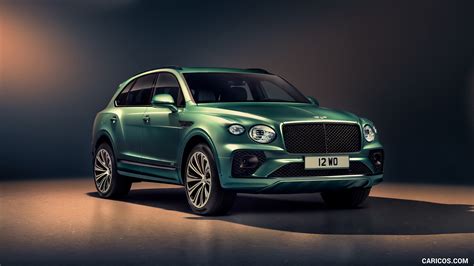 Bentley Bentayga | 2021MY (Color: Alpine Green) | Front Three-Quarter