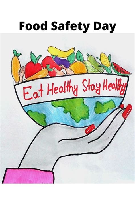 World Food Safety Day Drawing | World Food Safety Day Poster | Eat ...