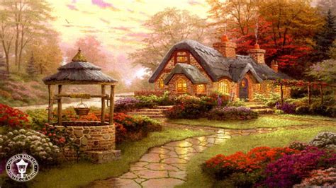 Thomas Kinkade Backgrounds - Wallpaper Cave