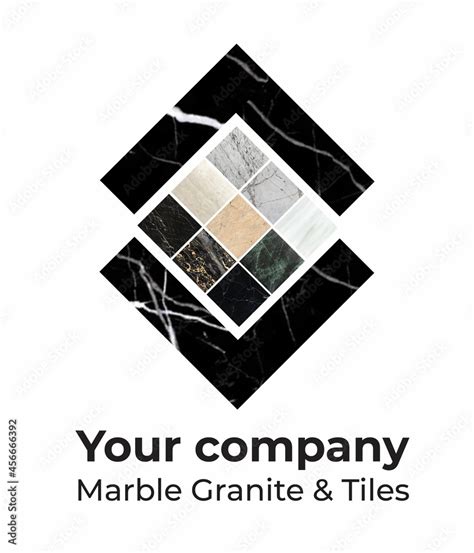 Marble Logo Stock Vector | Adobe Stock