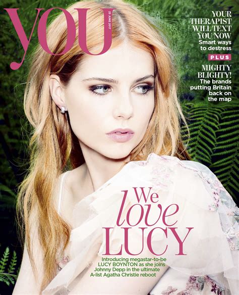 Lucy Boynton Cover for You Magazine Photographed by Helen McArdle Ways ...