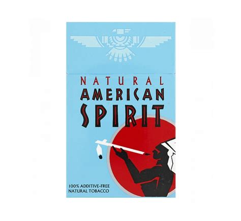 100% additive-free and all-natural American Spirit Blue Pack