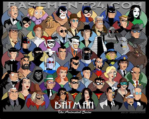 B:TAS (& TNBA) Characters Design #Batman | Batman the animated series ...