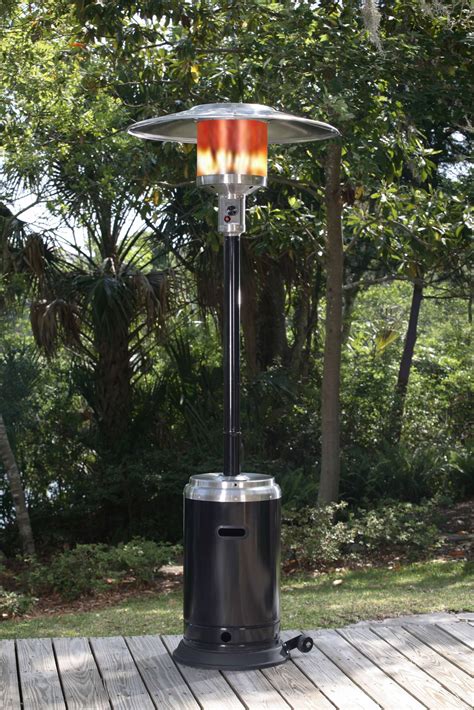 Paramount Black And Stainless Steel Full Size Propane Patio Heater ...