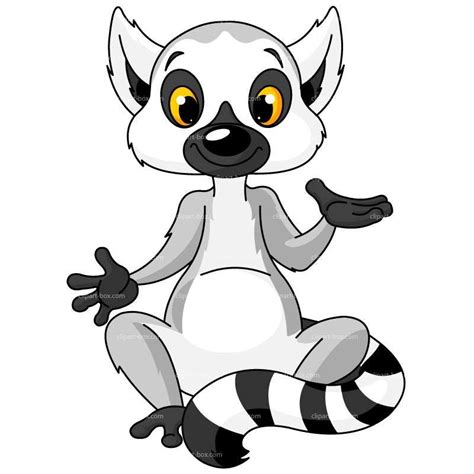 CLIPART LEMUR | Royalty free vector design | Cute animal clipart ...