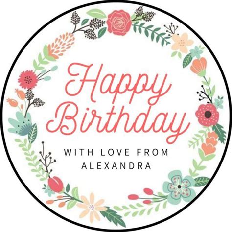 Floral Birthday Labels for Sale - Buy Labels online in South Africa ...