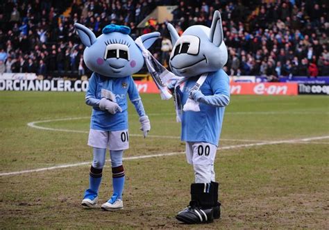 Moonbeam and Moonchester - Manchester City F.C.'s mascots. | Times ...