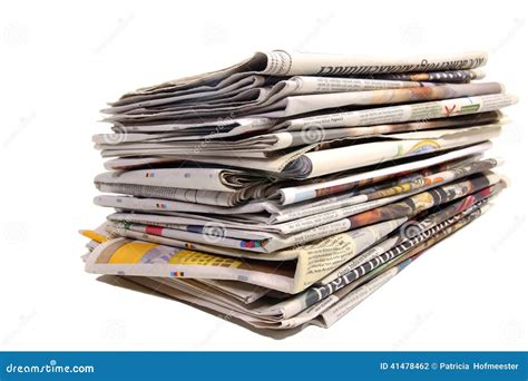 Bunch of Dutch newspapers stock photo. Image of objects - 41478462