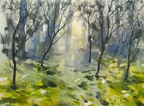 Watercolor Tree Landscape at GetDrawings | Free download