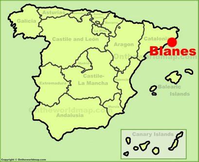 Blanes Maps | Spain | Maps of Blanes