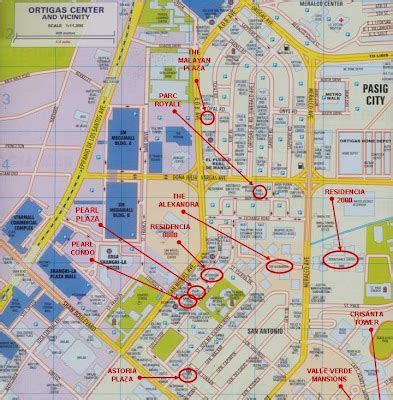 Ortigas center map