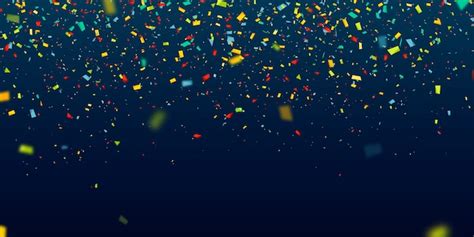 Premium Vector | Colorful confetti background