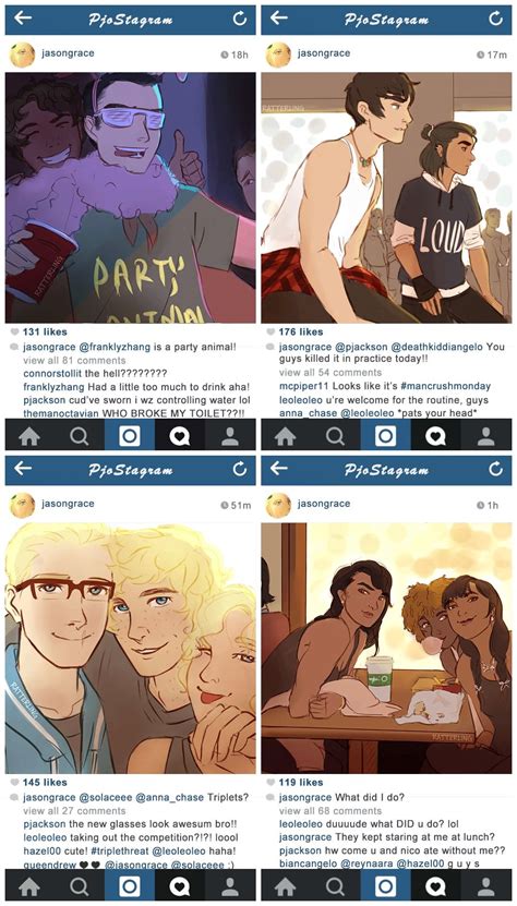 PJO Instagram posts 1/? - Jason. Goes with the Dance Academy!AU. | art ...