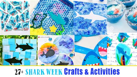 27+ Awesome Shark Week Activities & Crafts for Kids - Happy Toddler ...