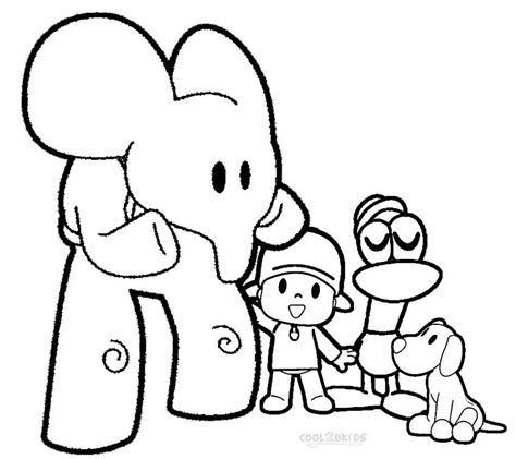 Pocoyo Coloring Pages