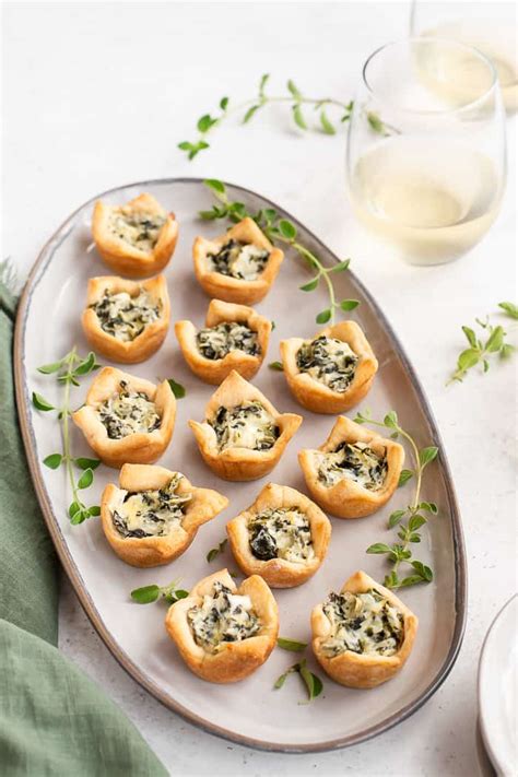 Spinach Artichoke Dip Bites - A Classic Twist