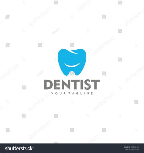 Dental Vector Illustration Smiling Tooth Stock Vector (Royalty Free ...