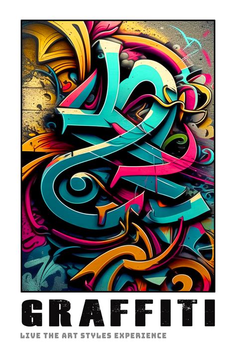 Wall Art Print | GRAFFITI Style: EDU JOY Art Poster: MOD: Graffiti#1 ...