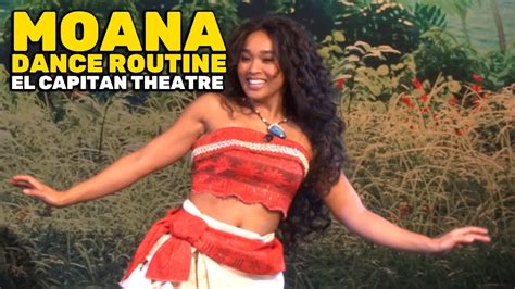 "Moana" character Polynesian-inspired dance routine on opening day at ...