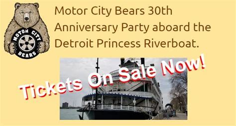 30th Anniversary Detroit Princess Riverboat Lunch Cruise, Detroit ...