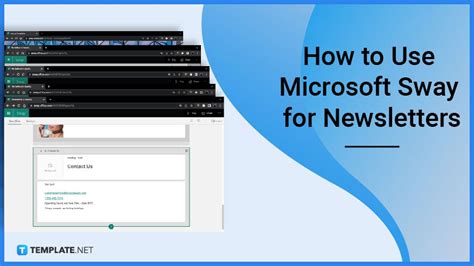 How to Use Microsoft Sway for Newsletters | Free & Premium Templates