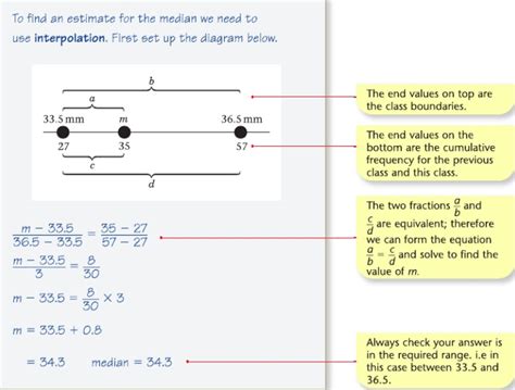 [Resuelta] statistics | Interpolación lineal para encontrar