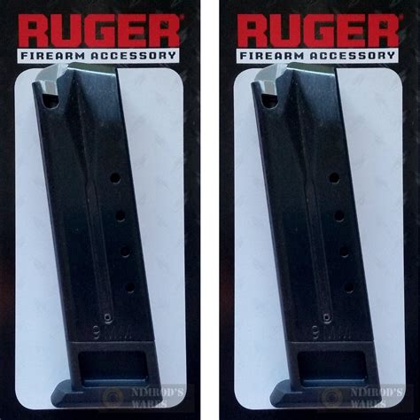 Ruger 10 Round Magazine For Ruger P89 P93 P94 P95 Pc9 9mm # 90088 Magazines