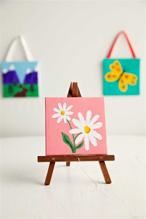 Tiny Canvas Painting Ideas Video - Welcome To Nana's