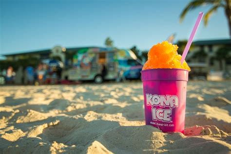 Kona Ice - Beach! | Kona ice, Ice truck, Dunkin donuts coffee cup