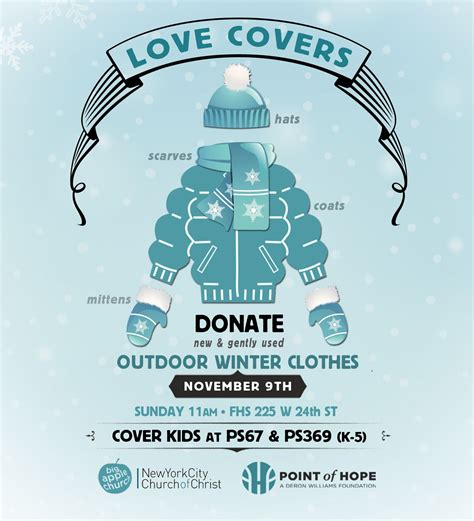 Printable Coat Drive Flyer Template Free