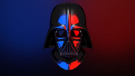 Darth Vader #Sith Star Wars #helmet #red #blue #4K #wallpaper # ...