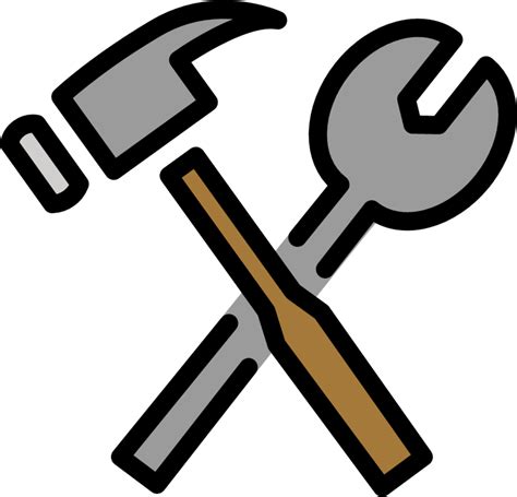 "hammer and wrench" Emoji - Download for free – Iconduck