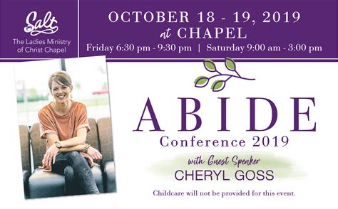 Abide | Ladies Conference - Chapel