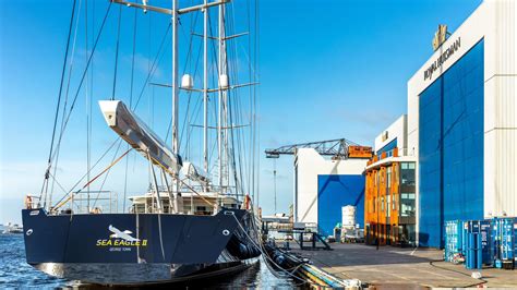 World’s largest aluminium sailing yacht, Sea Eagle II, completes sail ...