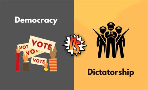 Democracy vs. Dictatorship - What's The Difference (With Table)