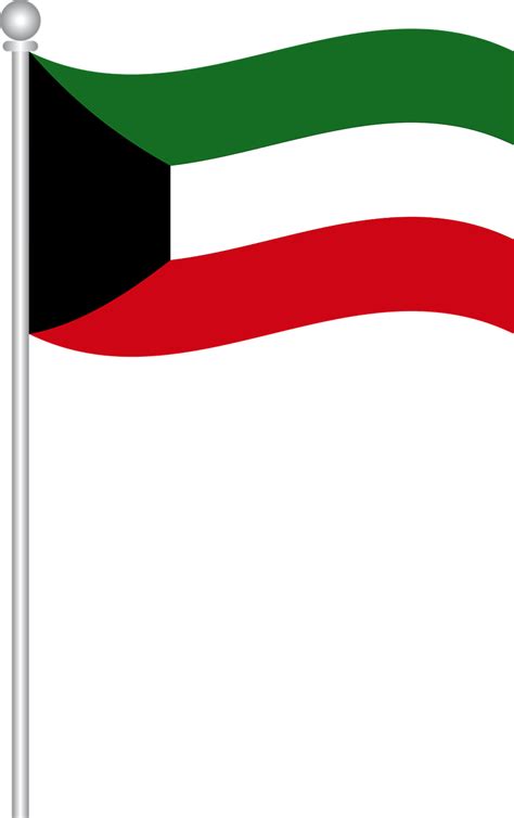 Download Flag Of Kuwait, Flag, Kuwait. Royalty-Free Vector Graphic ...